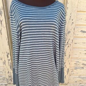 ODDY Striped Oversized Plus Nautical Pullover Sweater Top Shirt Minimalist H5